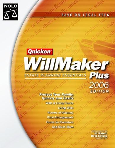 Cover for Quicken Willmaker Plus 2006 Edition