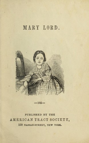 Cover for Mary Lord