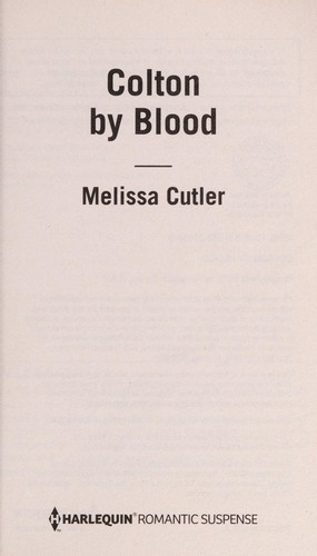Cover for Colton by blood