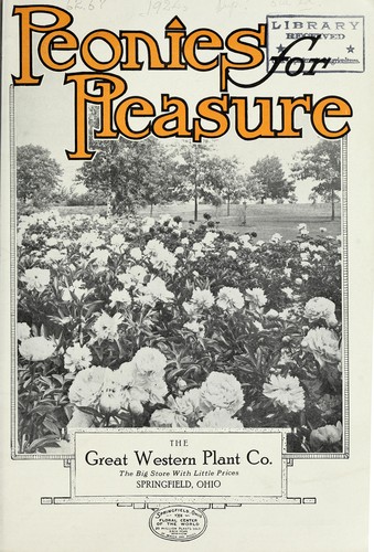 Cover for Peonies for pleasure