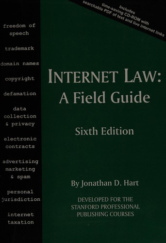 Cover for Internet law