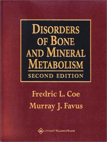 Cover for Disorders of Bone and Mineral Metabolism