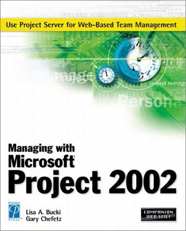 Cover for Managing with Microsoft Project 2002 (Miscellaneous)