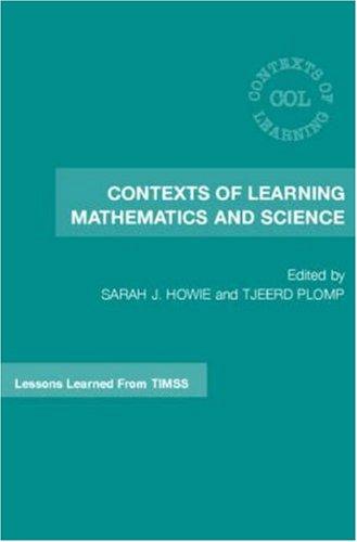 Cover for Contexts of Learning Mathematics and Science