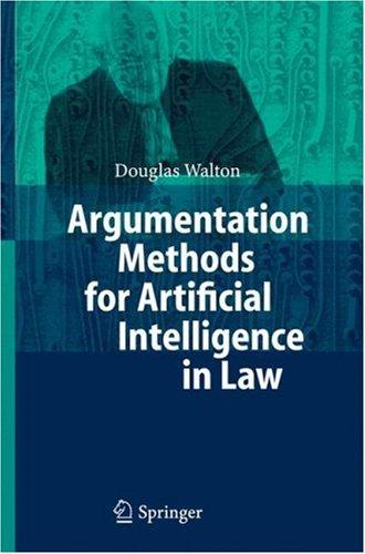 Cover for Argumentation Methods for Artificial Intelligence in Law