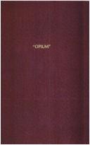 Cover for Opium