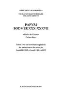 Cover for Papyri Bodmer XXX-XXXVII