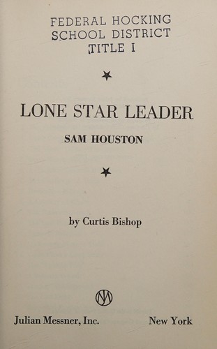 Cover for Lone Star leader