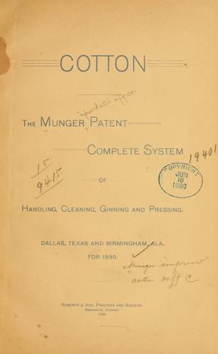 Cover for Cotton