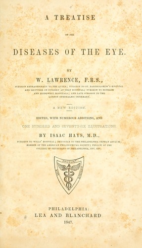 Cover for A treatise on the diseases of the eye.