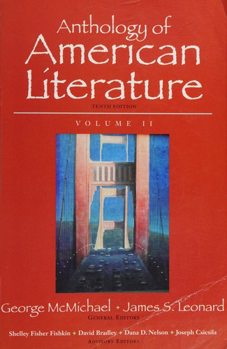 Cover for Anthology of American literature