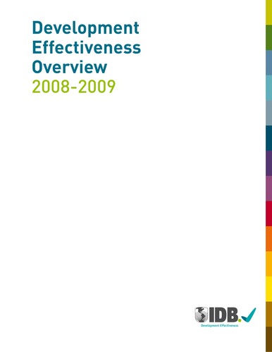 Cover for Development effectiveness overview