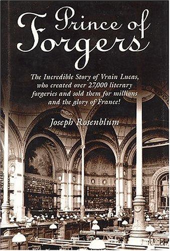 Cover for Prince of forgers