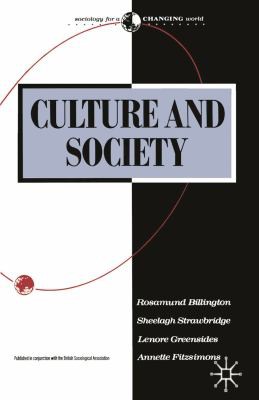 Cover for Culture and society