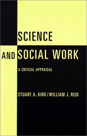 Cover for Science and Social Work