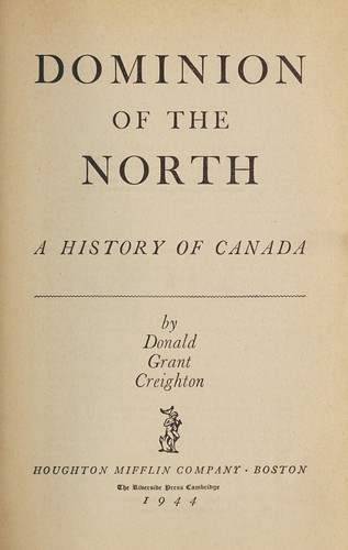 Cover for Dominion of the north