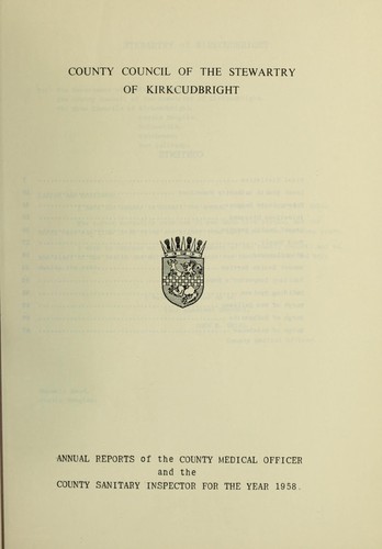 Cover for [Report 1958]