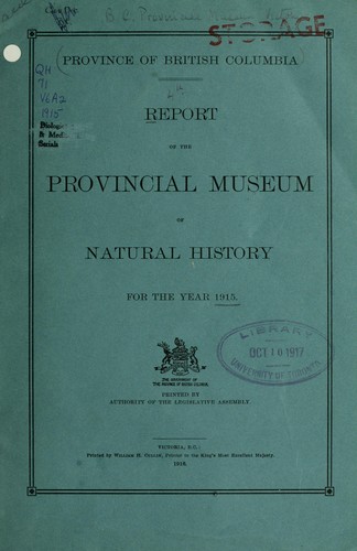 Cover for Report