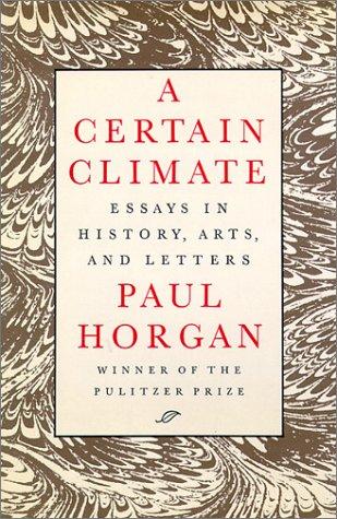 Cover for A certain climate
