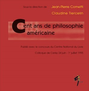 Cover for Cent ans de philosophie américaine