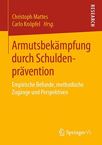Cover for Armutsbekämpfung durch Schuldenprävention