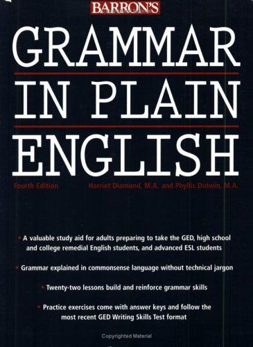 Cover for Grammar in plain English