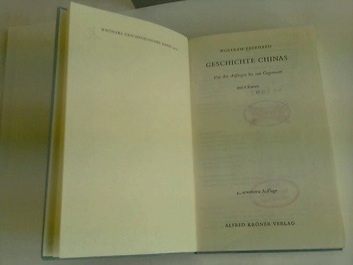 Cover for Geschichte Chinas