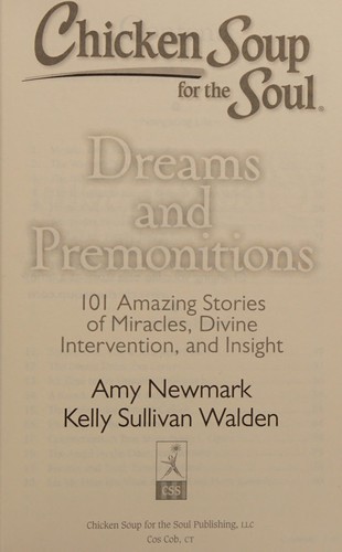 Cover for Chicken Soup for the Soul : Dreams and Premonitions