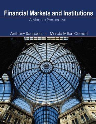 Cover for Financial Markets and Institutions