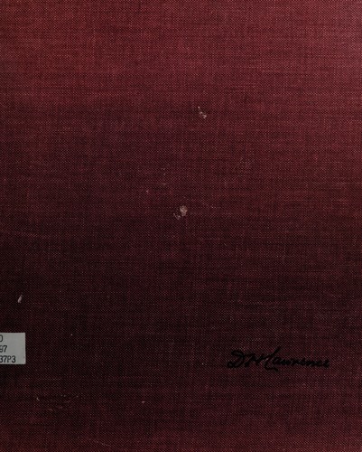 Cover for Paintings of D.H. Lawrence.
