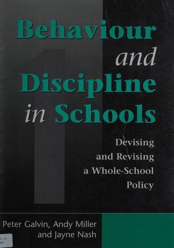 Cover for Behaviour and discipline in schools.