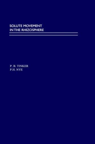 Cover for Solute movement in the rhizosphere