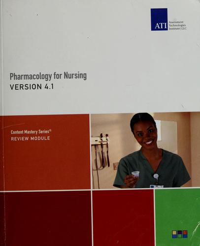 Cover for Pharmacology for nursing