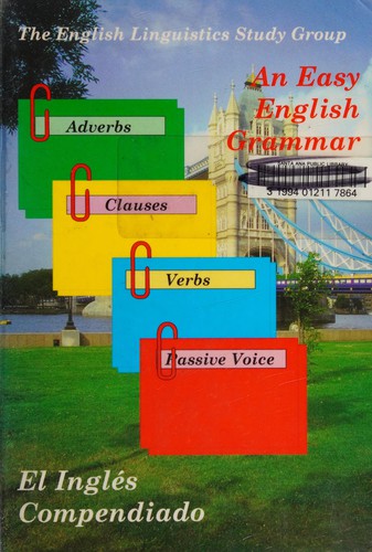 Cover for An easy English grammar =
