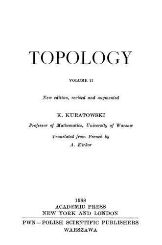 Cover for Topology (Mathematics in Science & Engineering)