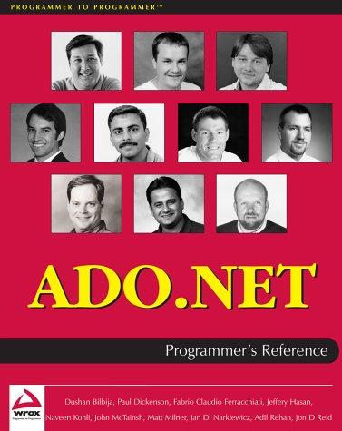 Cover for ADO.NET Programmer's Reference