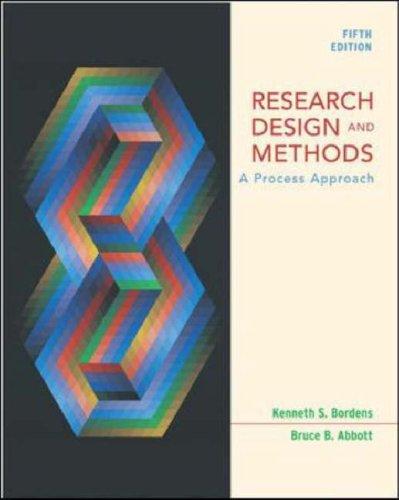 Cover for Research Design and Methods