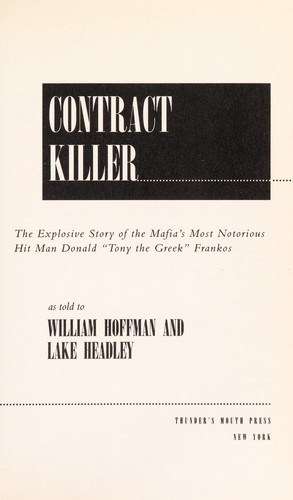 Cover for Contract killer