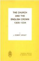 Cover for The church and the English crown, 1305-1334