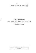 Cover for La libertad de asociación en España