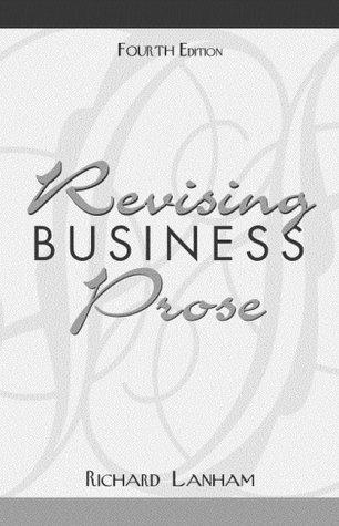 Cover for Revising business prose