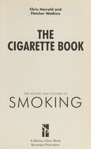Cover for The cigarette book