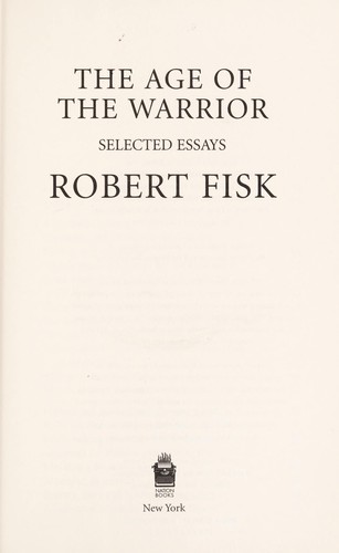 Cover for The age of the warrior