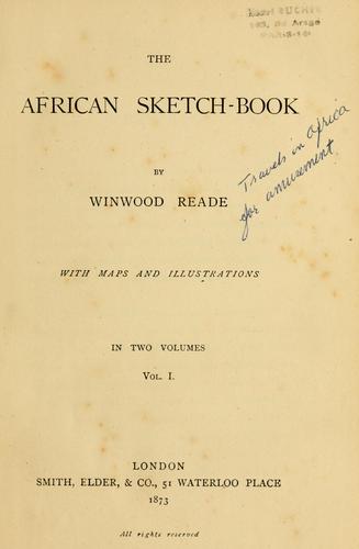 Cover for The African sketch-book