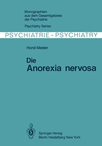 Cover for Die Anorexia nervosa