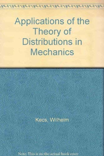 Cover for Applications of the theory of distributions in mechanics