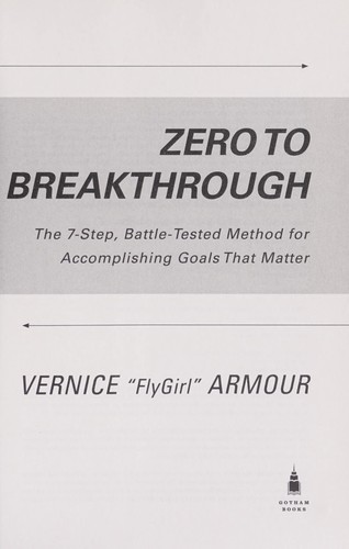 Cover for Zero to breakthrough