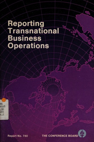Cover for Reporting transnational business operations
