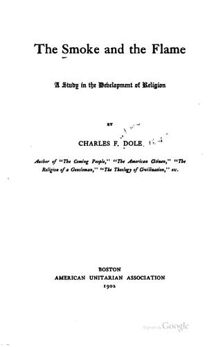 Cover for The smoke and the flame