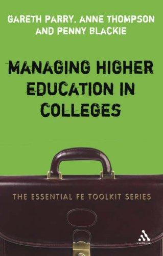 Cover for Managing Higher Education in Colleges (Essential Fe Toolkit)
